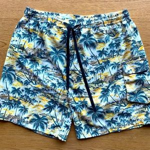 Men’s Hawaiian Swim Trunks
